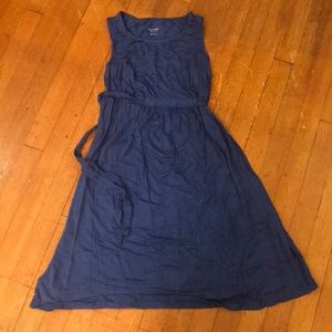 Blue maternity dress